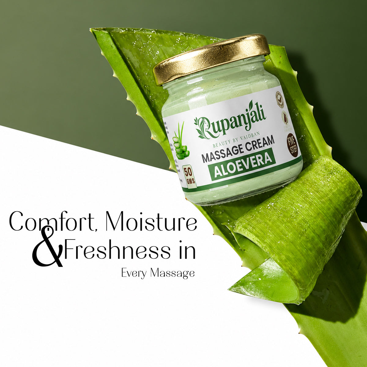 Vaidban Rupanjali Beauty Aloe Vera Massage Cream