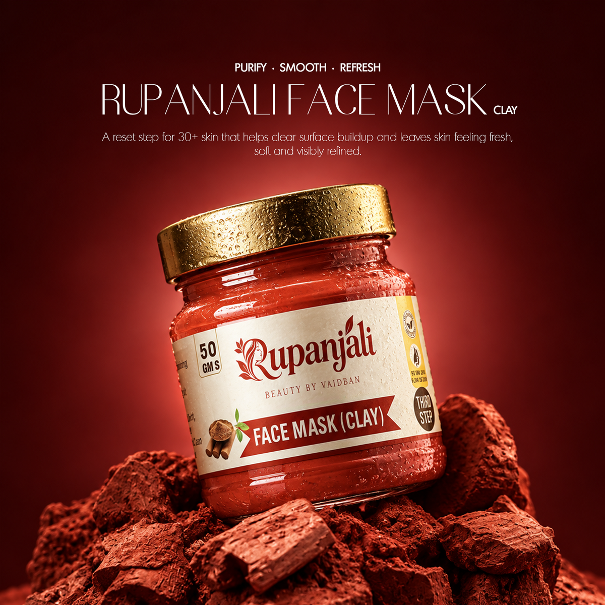 Vaidban Rupanjali Beauty Face Mask (Clay)
