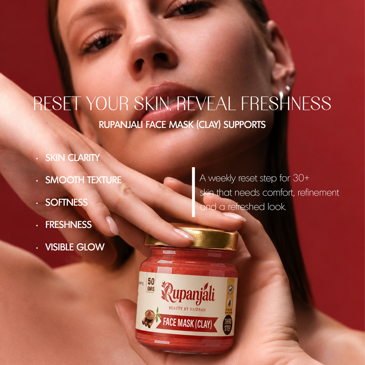 Vaidban Rupanjali Beauty Face Mask (Clay)