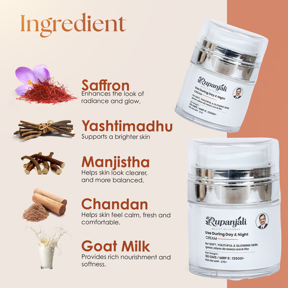 Vaidban Rupanjali Beauty Day & Night Cream