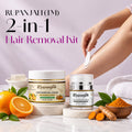 Rupanjali Beauty 2-in-1 Hair Removal Kit | Hair Removal Cream + Hair Inhibitor Cream