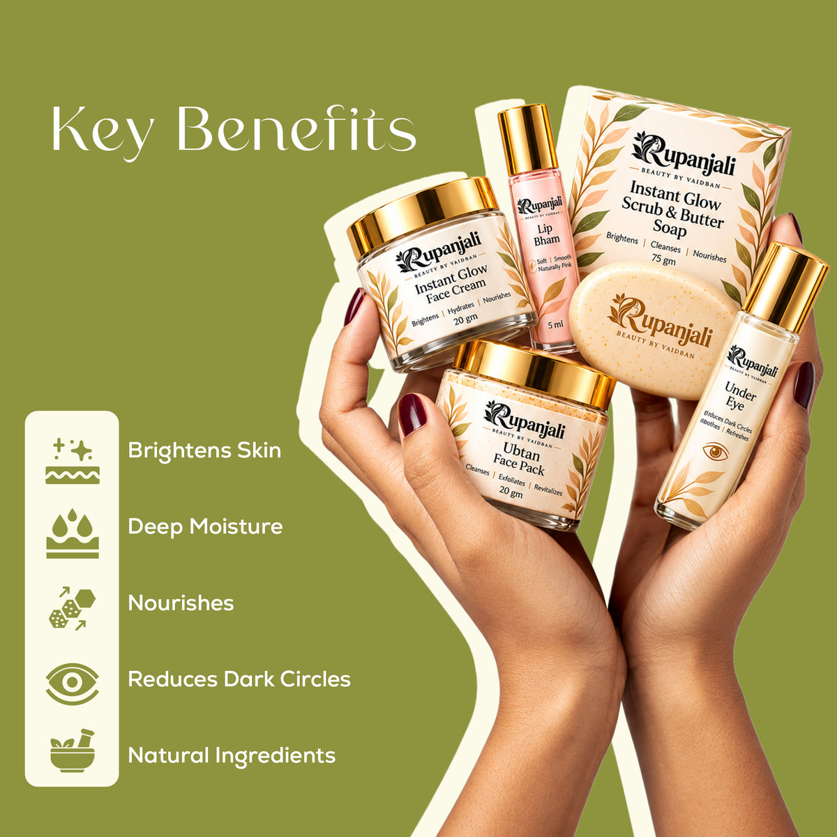 Rupanjali 5-in-1 Facial Sample Kit – Extraordinary Organic Skin Care