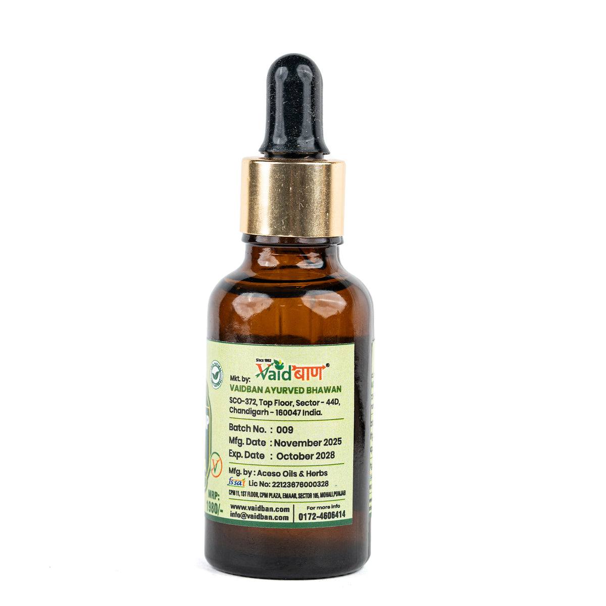 Rupanjali V-9 Hathi Chhap Hair Oil – Hair Fall & Thinning Hair Care, 30 ml
