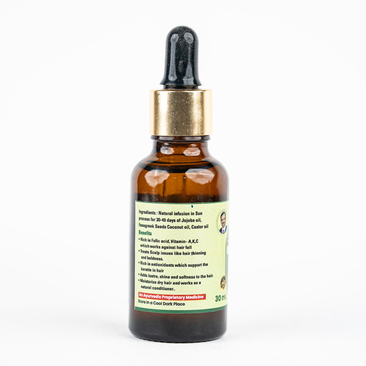 Rupanjali V-9 Hathi Chhap Hair Oil – Hair Fall & Thinning Hair Care, 30 ml