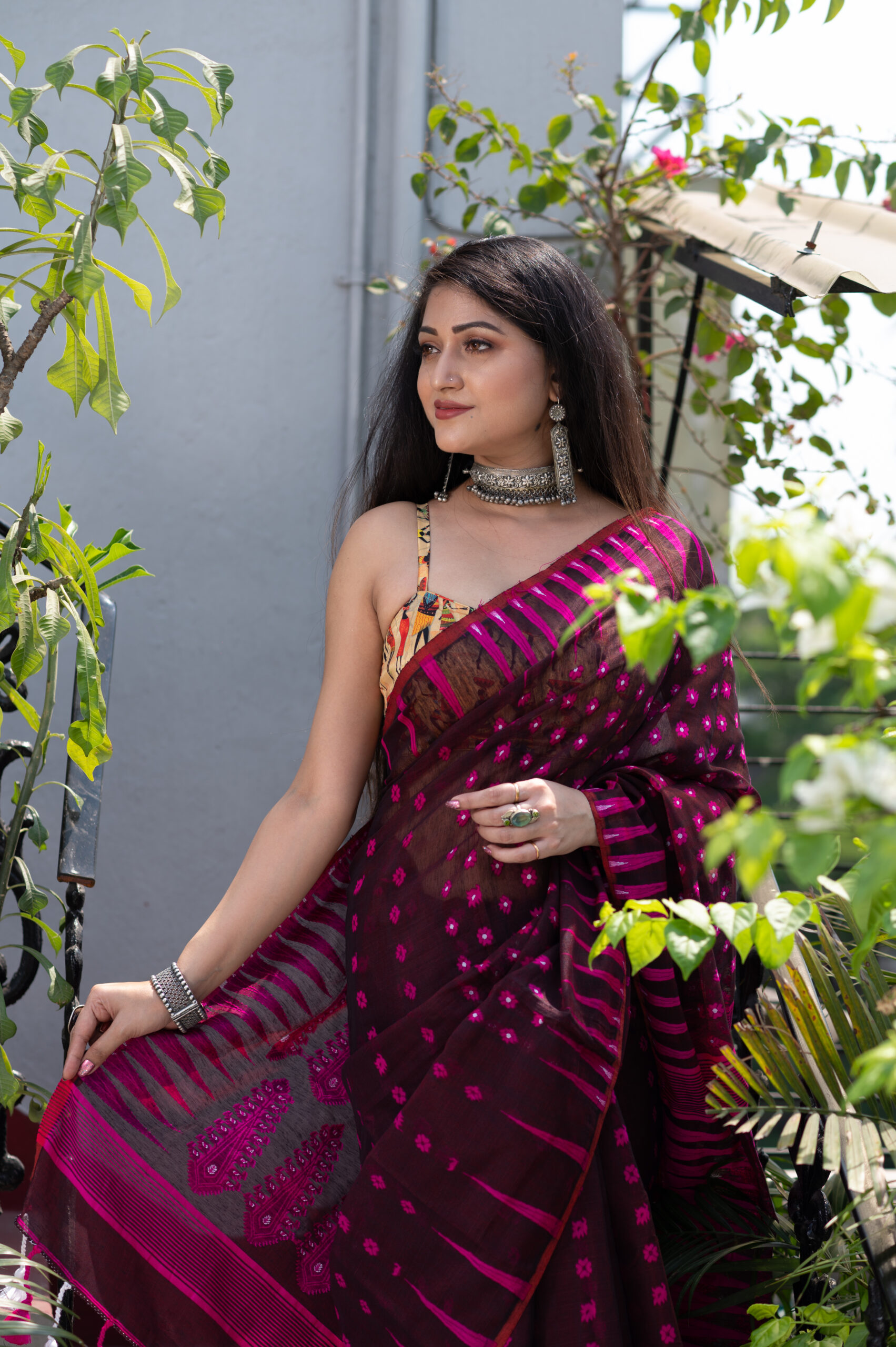 Tantuja Saree Bengal Handloom - Silk boutique saree in kolkata